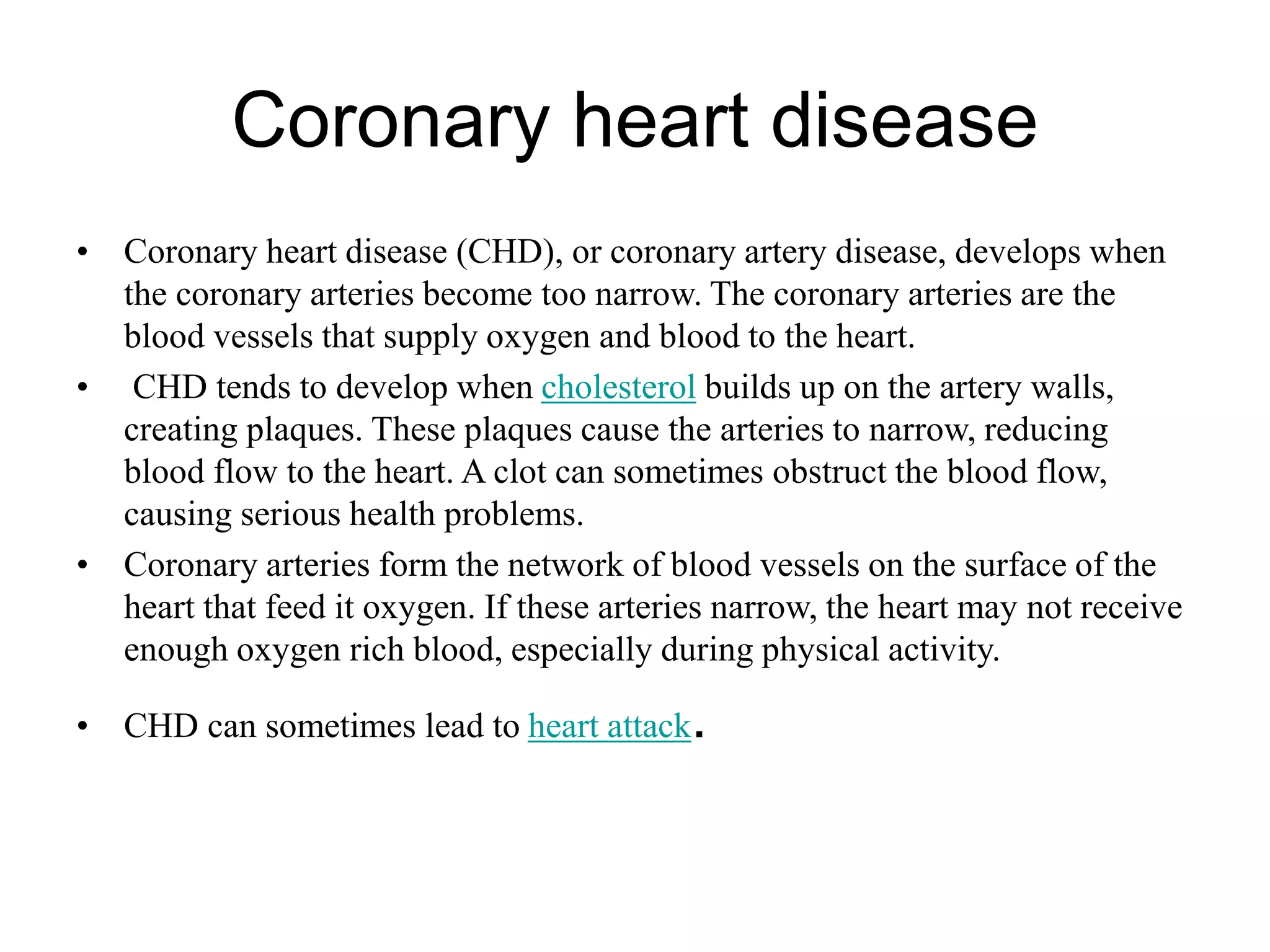 Obesity Coronary Heart Diseases Ppt