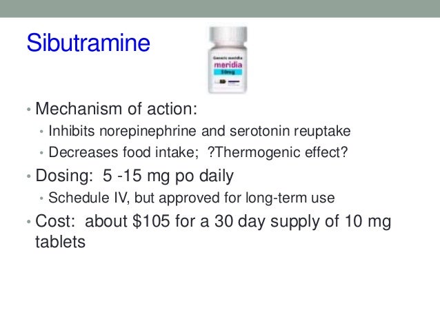 Sibutramine mechanism of action - Maigrir Sibutramine mechanism of action - Maigrir