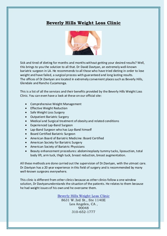 Beverly Hills Weight Loss Clinic