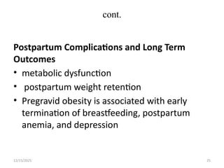 obesity in pregnancy and its impact on maternal and fetal outcomes | PPTX