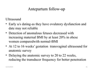 obesity in pregnancy and its impact on maternal and fetal outcomes | PPTX