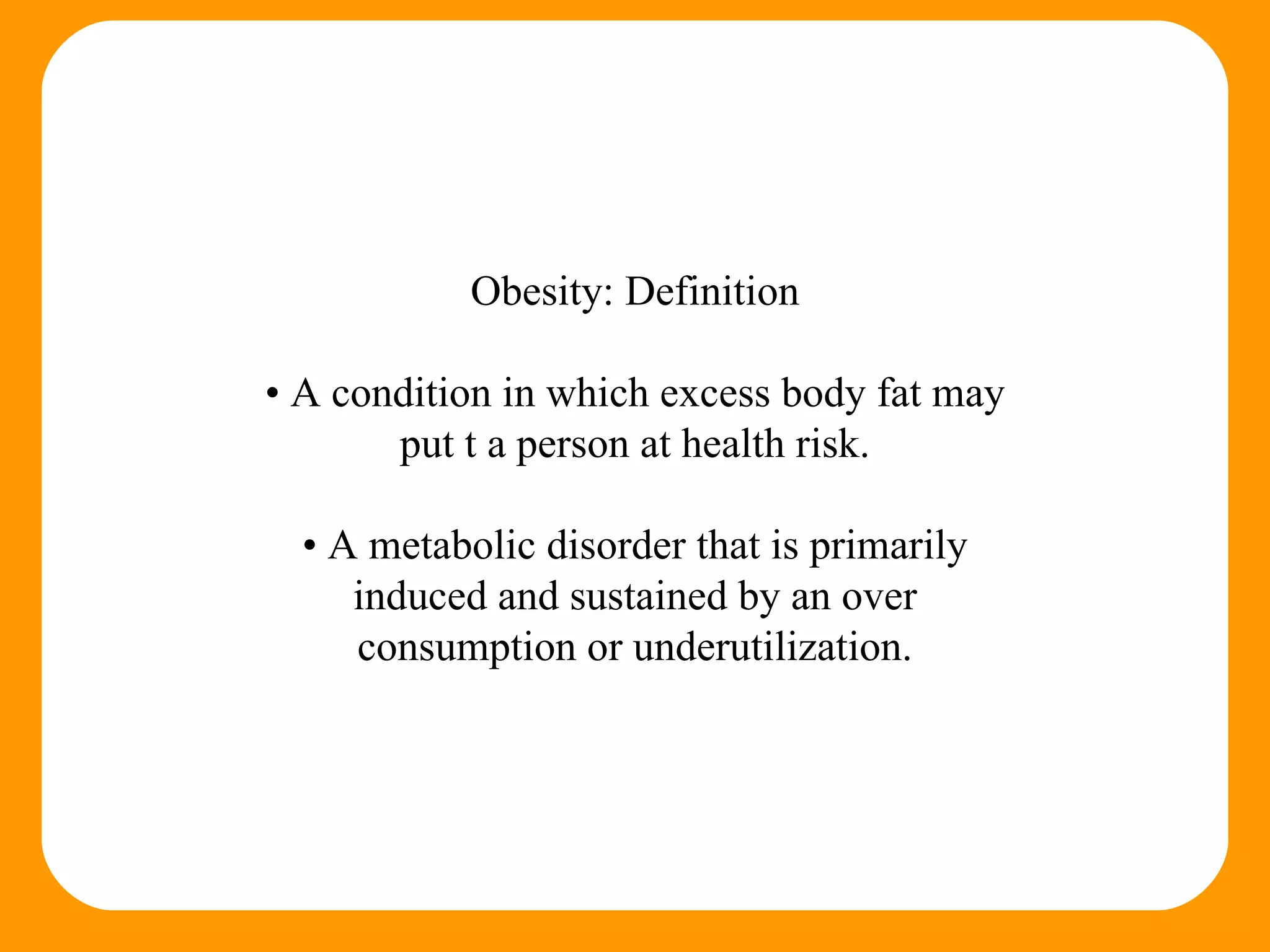 Obesity Management | PPT