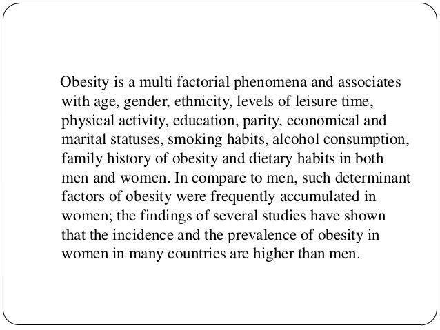 Proposal essay on obesity