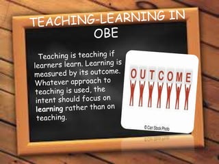 OBE- Outcome based Education | PPTX