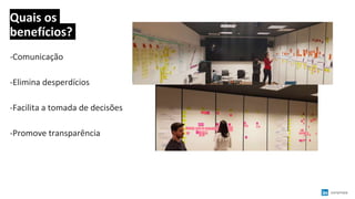 Quais os
benefícios?
-Comunicação
-Elimina desperdícios
-Facilita a tomada de decisões
-Promove transparência
sonymaia
 