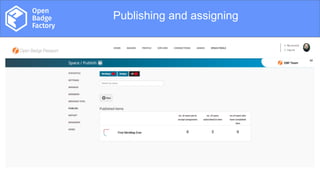 Overview
Publishing and assigning
 