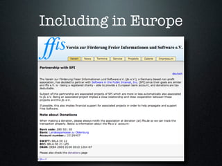 Including in Europe
 