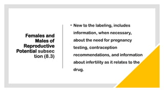 Pllr Physician Labeling Rule (PLLR): Updated Drug Labeling for Pregnancy and ...