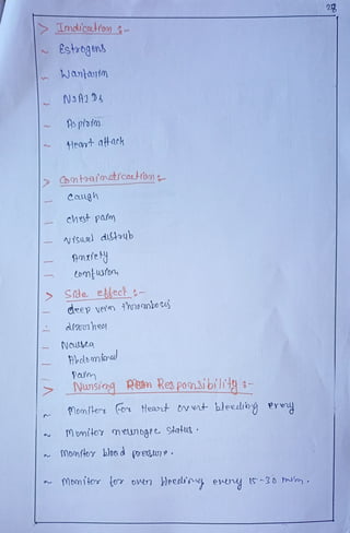 OBG DRUGS Notes. in pdf | PDF