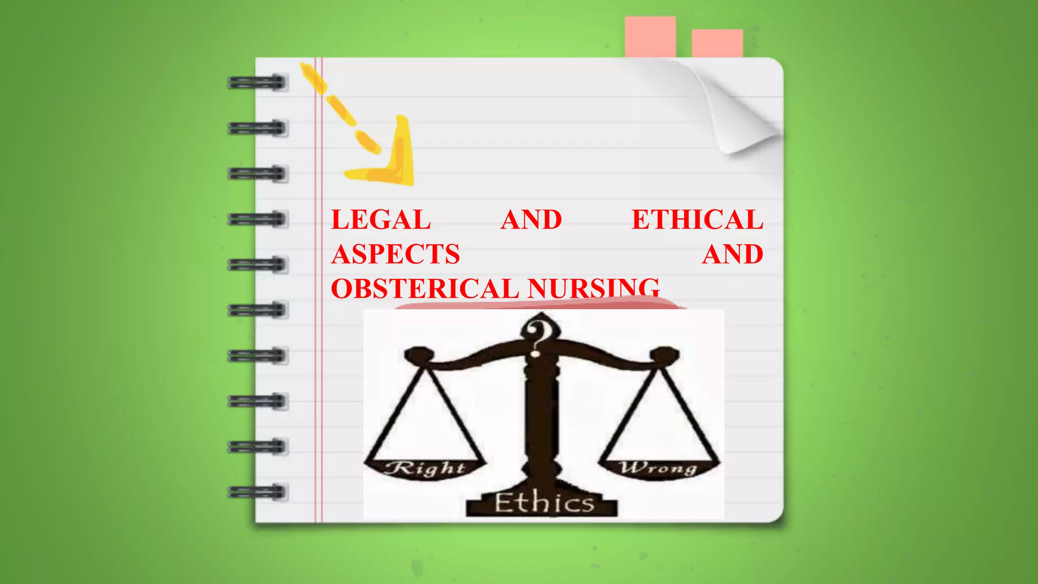 LEGAL AND ETHICAL ISSUES IN MIDWIFERY | PPTX