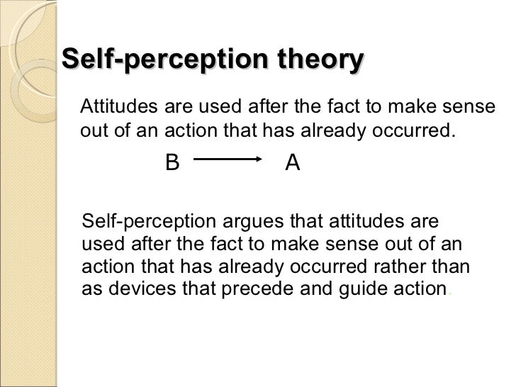 self perception theory