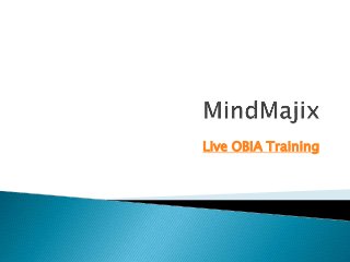 Live OBIA Training
 