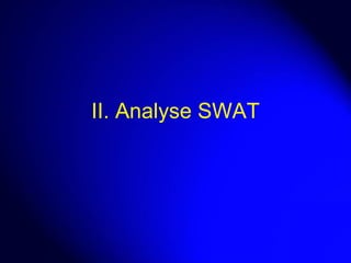 II. Analyse SWAT 