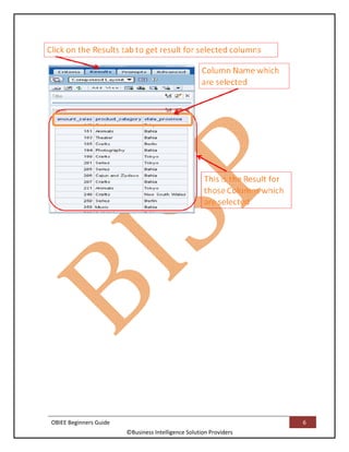 Obiee beginner guide iii