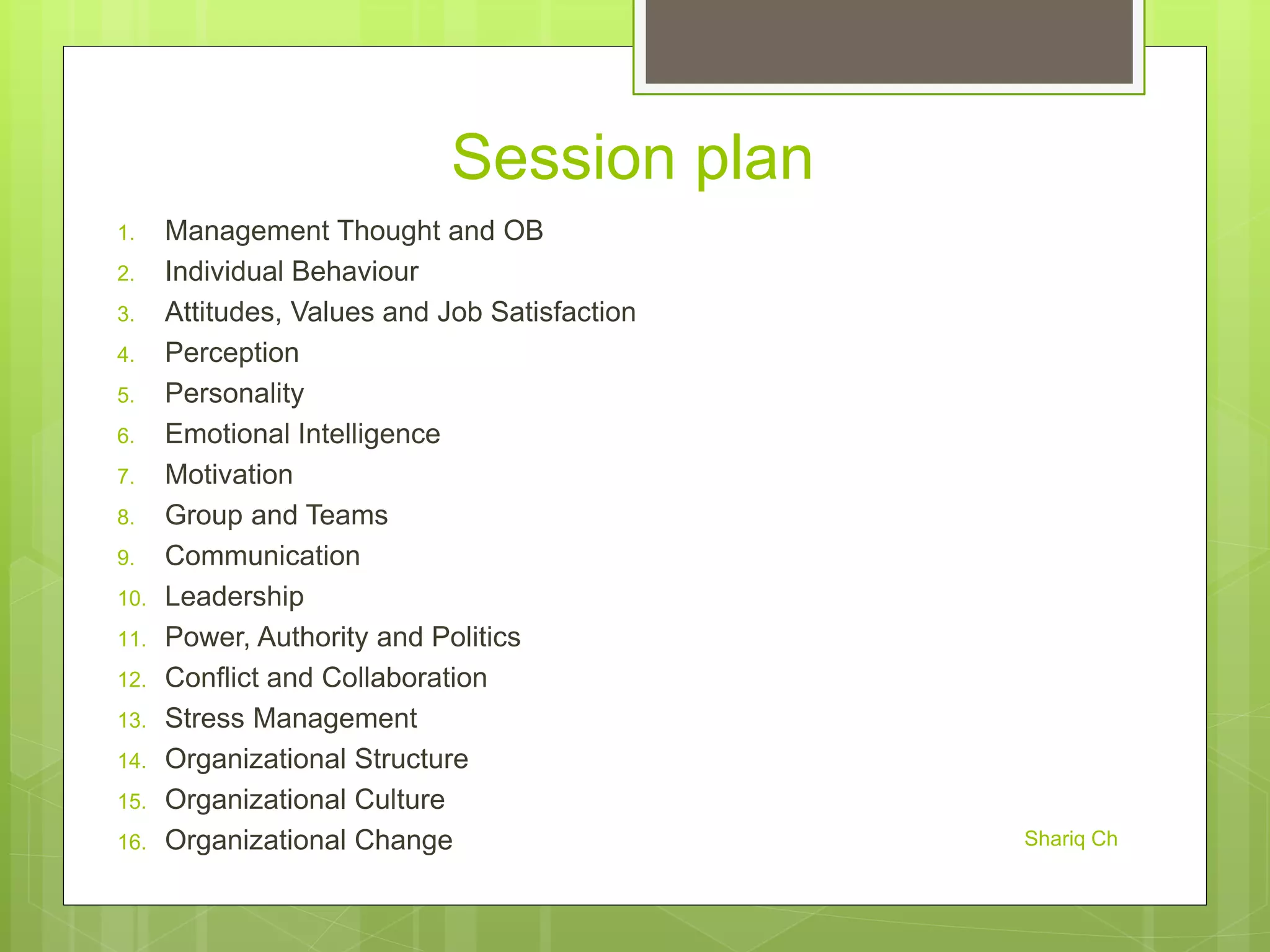 Organizational Behaviour Ob Chapter 1 Ppt Organizational Behaviour Ob Chapter 1 Ppt