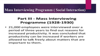 Mass Interviewing Programm ( Social Interaction)
 