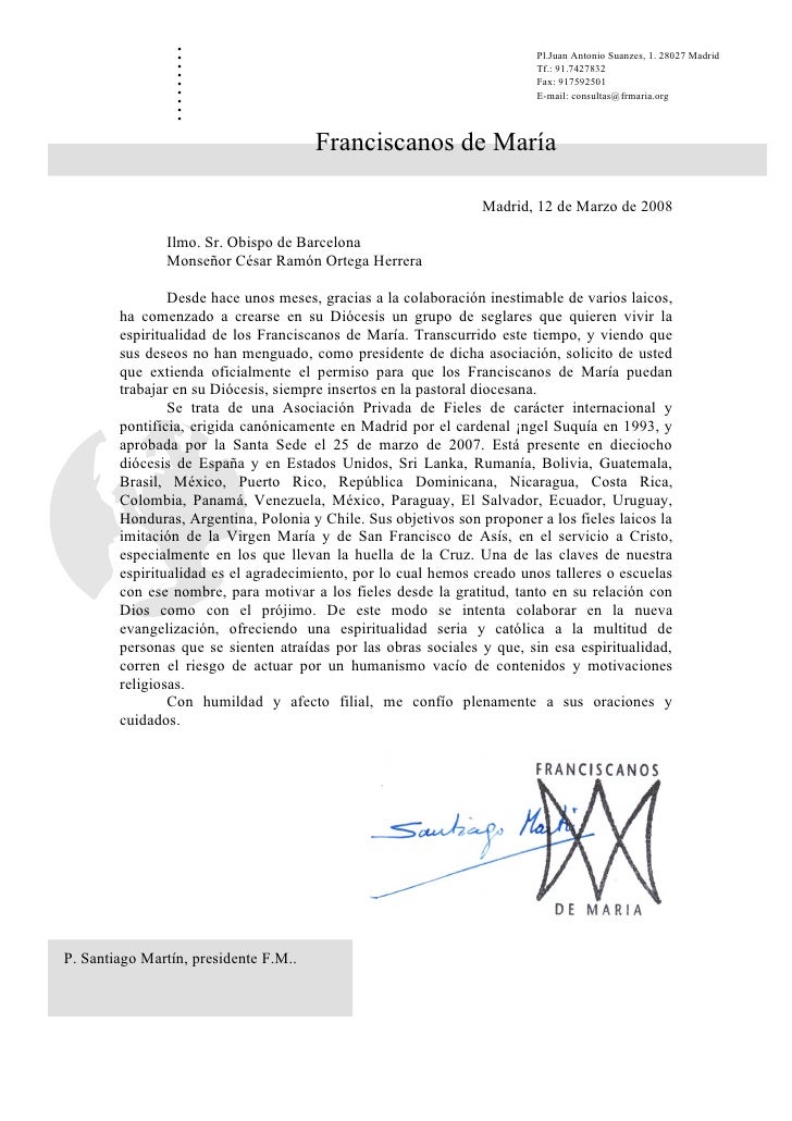 carta obispo
