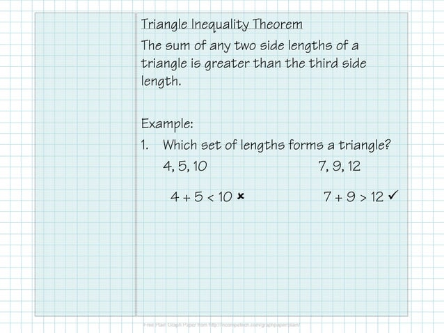Obj. 22 Triangle Inequalities | PPT