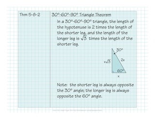 Obj 24 Special Right Triangles
