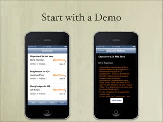 Start with a Demo
 