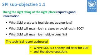 Refined guidance for implementation of land degradation neutrality, under objective 1 (ICCD/COP(14)/CST/2)