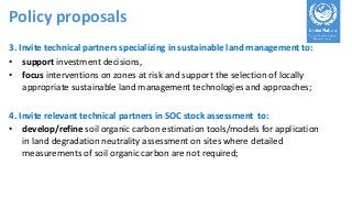 Refined guidance for implementation of land degradation neutrality, under objective 1 (ICCD/COP(14)/CST/2)