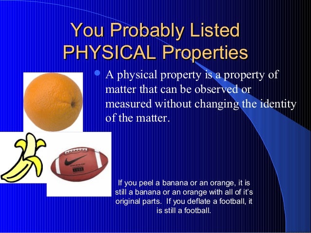 Is Color A Physical Property Or Chemical Is Color A Physical Property Or Chemical