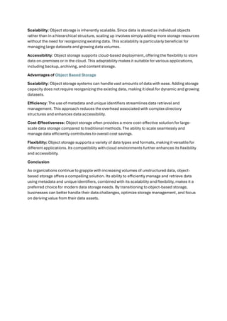 Object-Based Storage is the Future of Unstructured Data Management | PDF