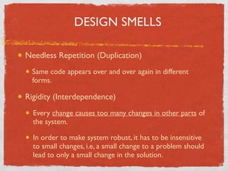 Robust Smell Object Design - Part 1 | PDF