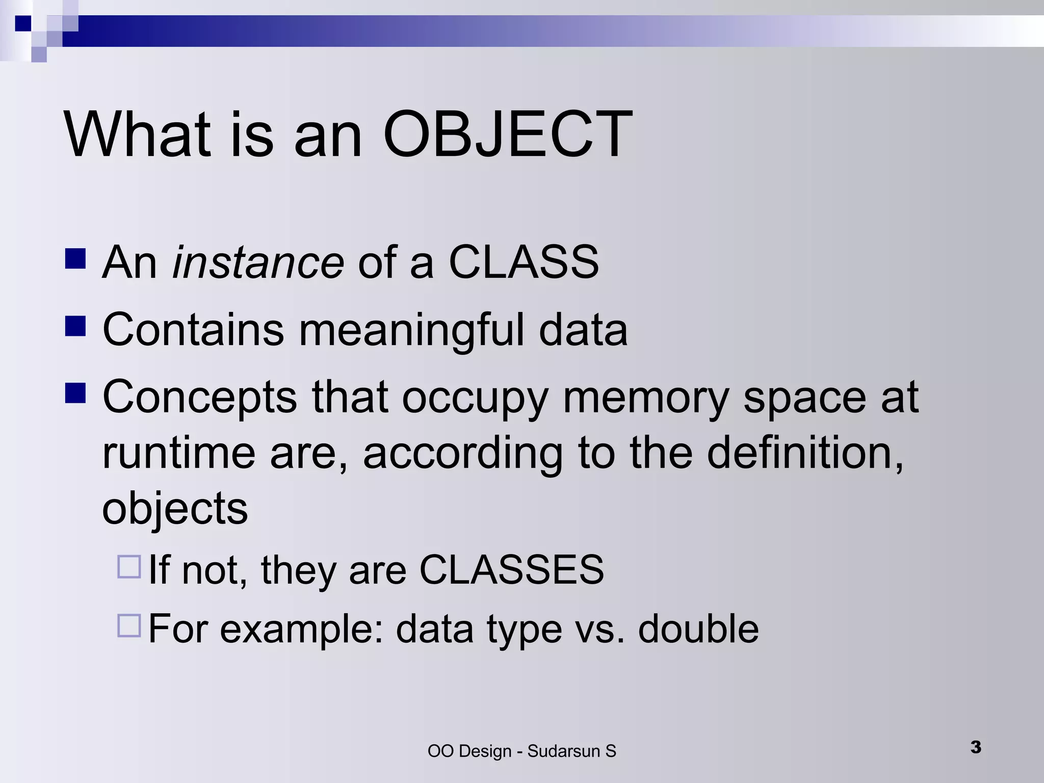 Object Oriented Design | PPT