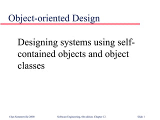 Object-oriented Design ,[object Object]