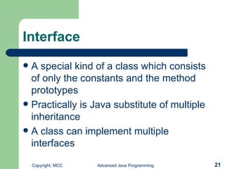 Object Oriented Programming with Java | PPT