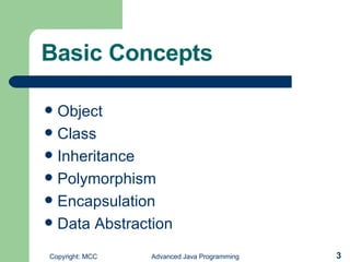 Object Oriented Programming with Java | PPT
