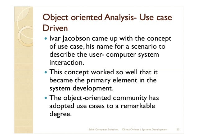 Object oriented-systems-development-life-cycle ppt