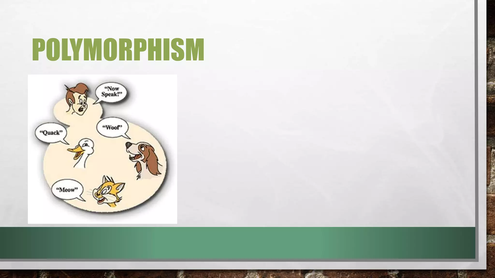 POLYMORPHISM
