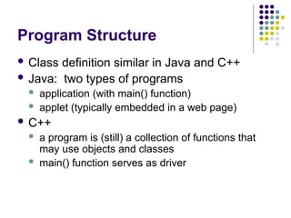Object-Oriented Languages Java vs C++.ppt
