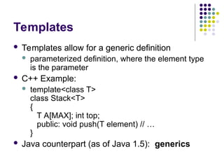 Object-Oriented Languages Java vs C++.ppt