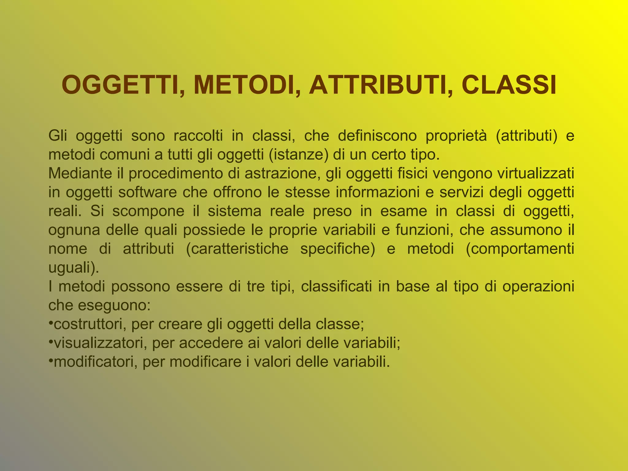 Object oriented programming | PPT