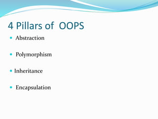 Object oriented programming | PPTX