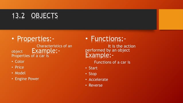 Object oriented programming | PPT
