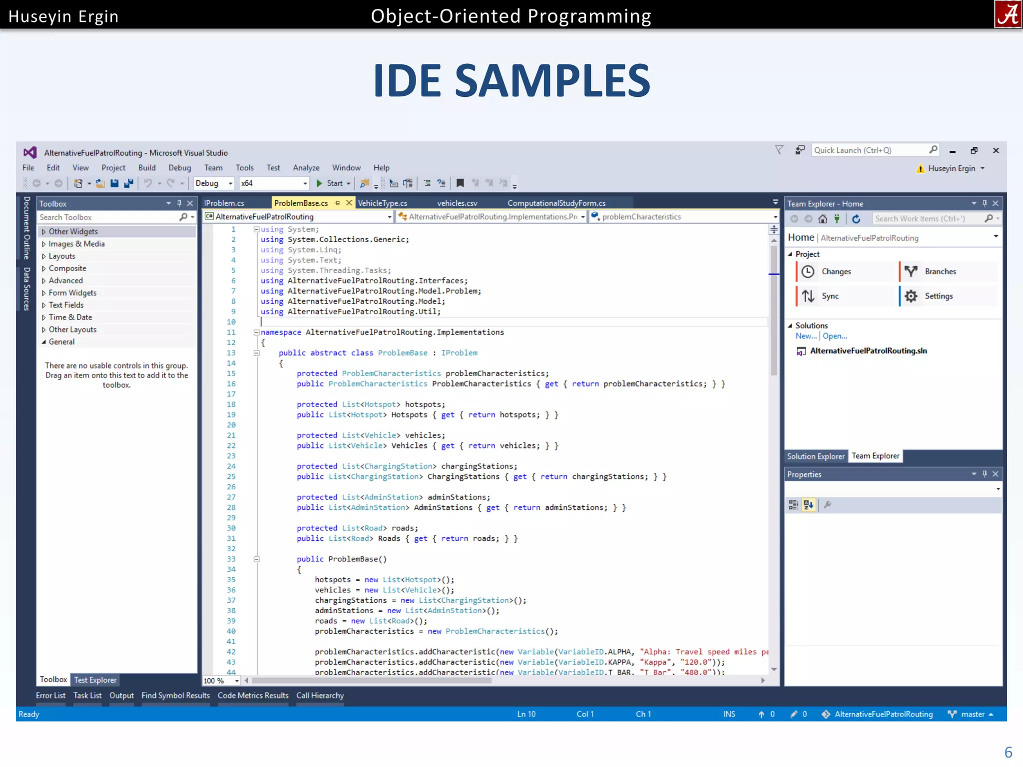 IDE SAMPLES 6 