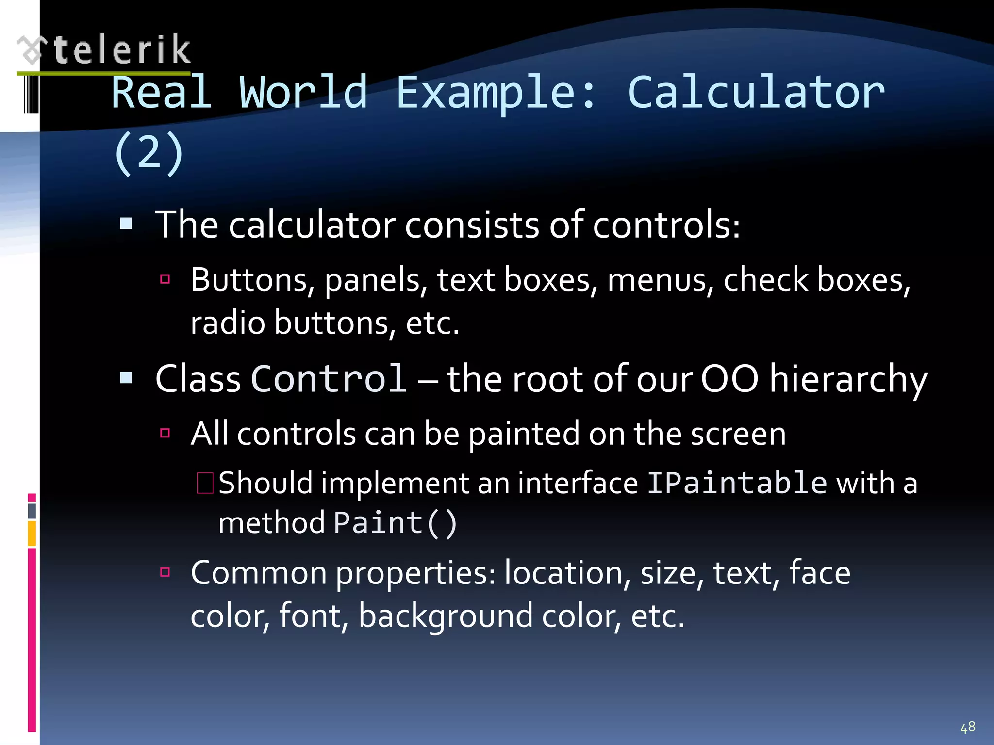 Object oriented programming Fundamental Concepts | PPT