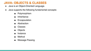 Object oriented programming in java | PPTX | Programming Languages ...