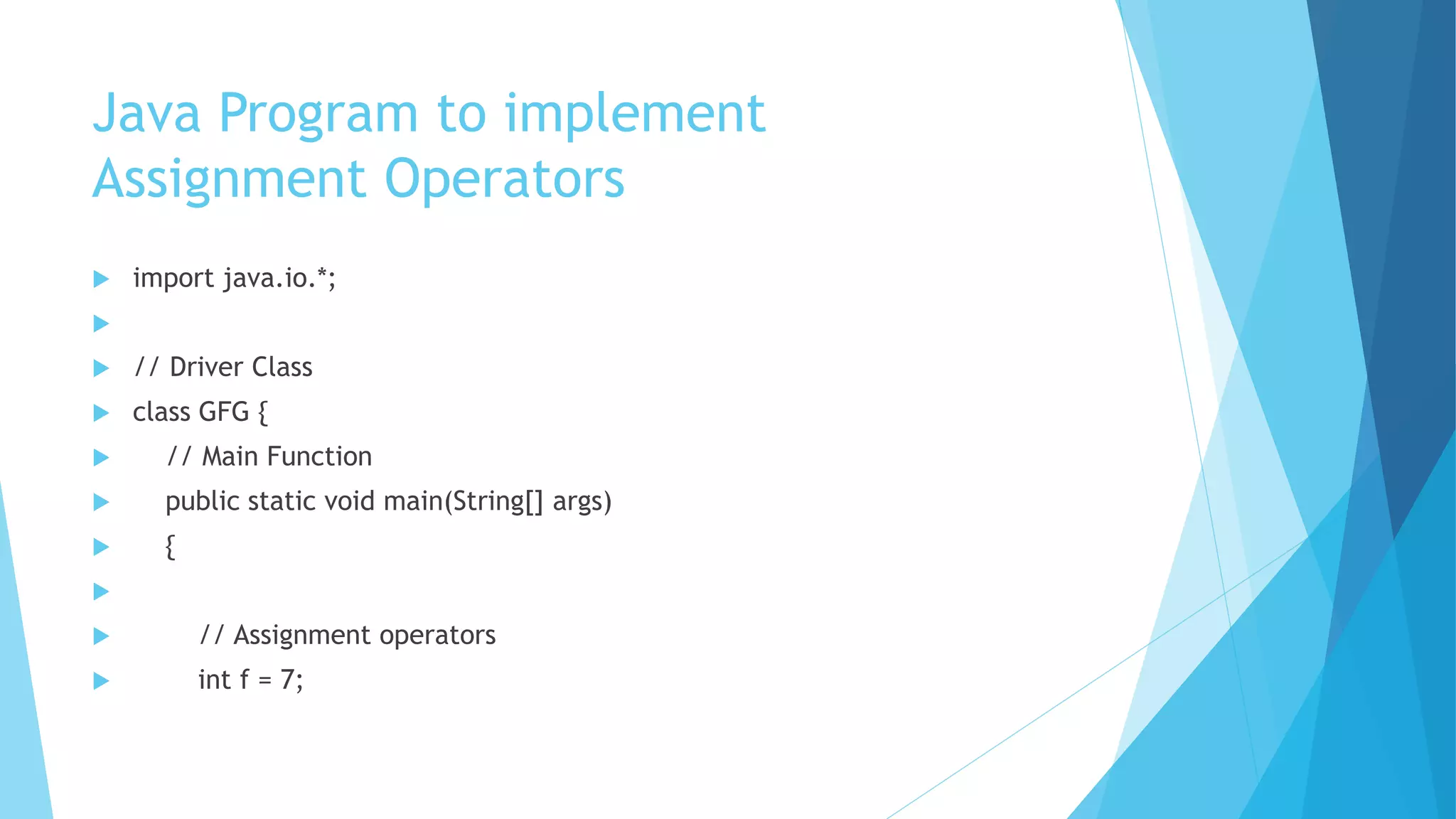 Object-Oriented Programming with Java UNIT 1 | PPTX