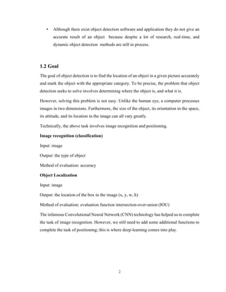 Object and pose detection