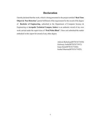 Object and pose detection