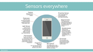 Sensors everywhere
@cubicgarden
 