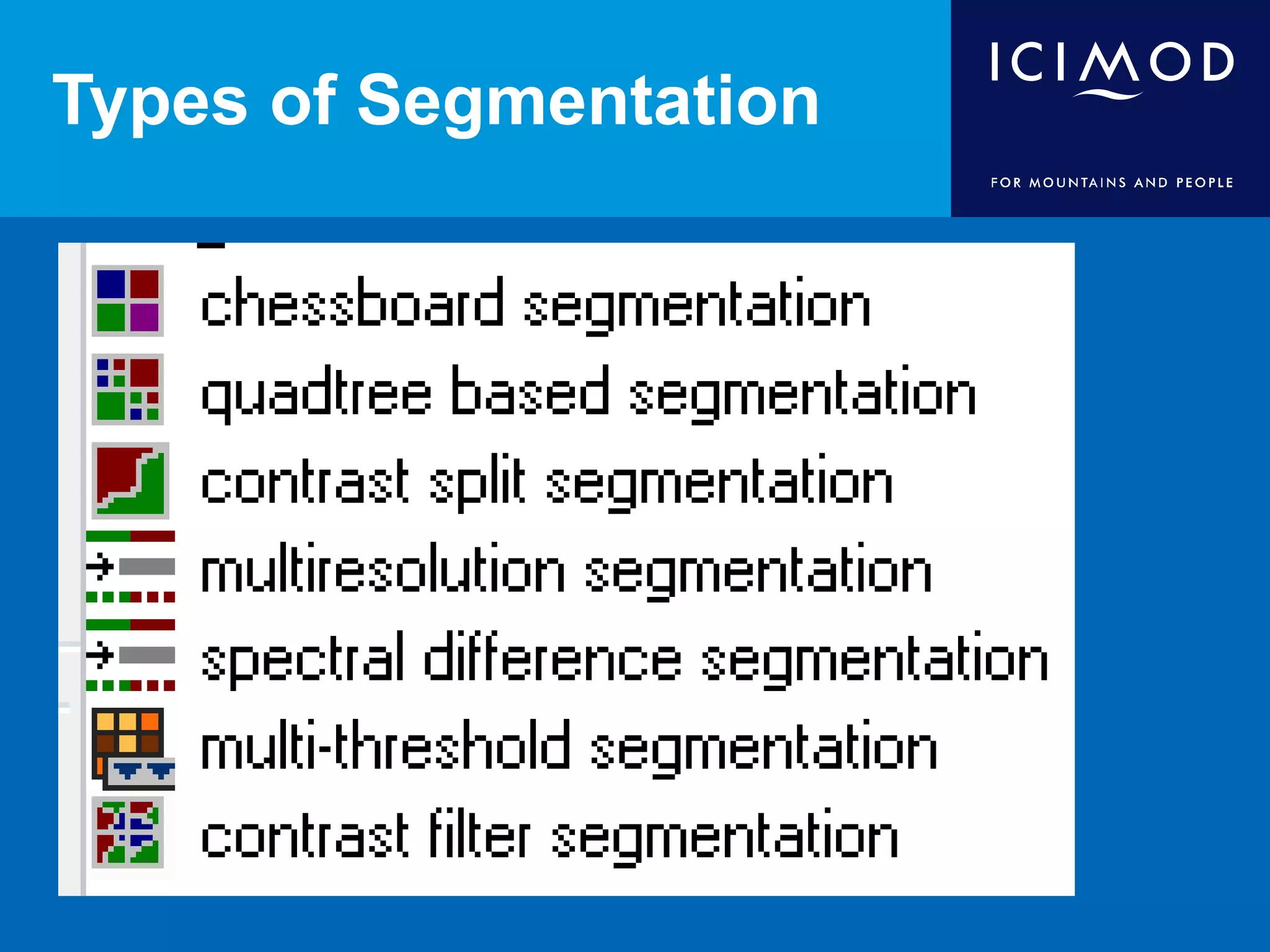 Types of Segmentation
 