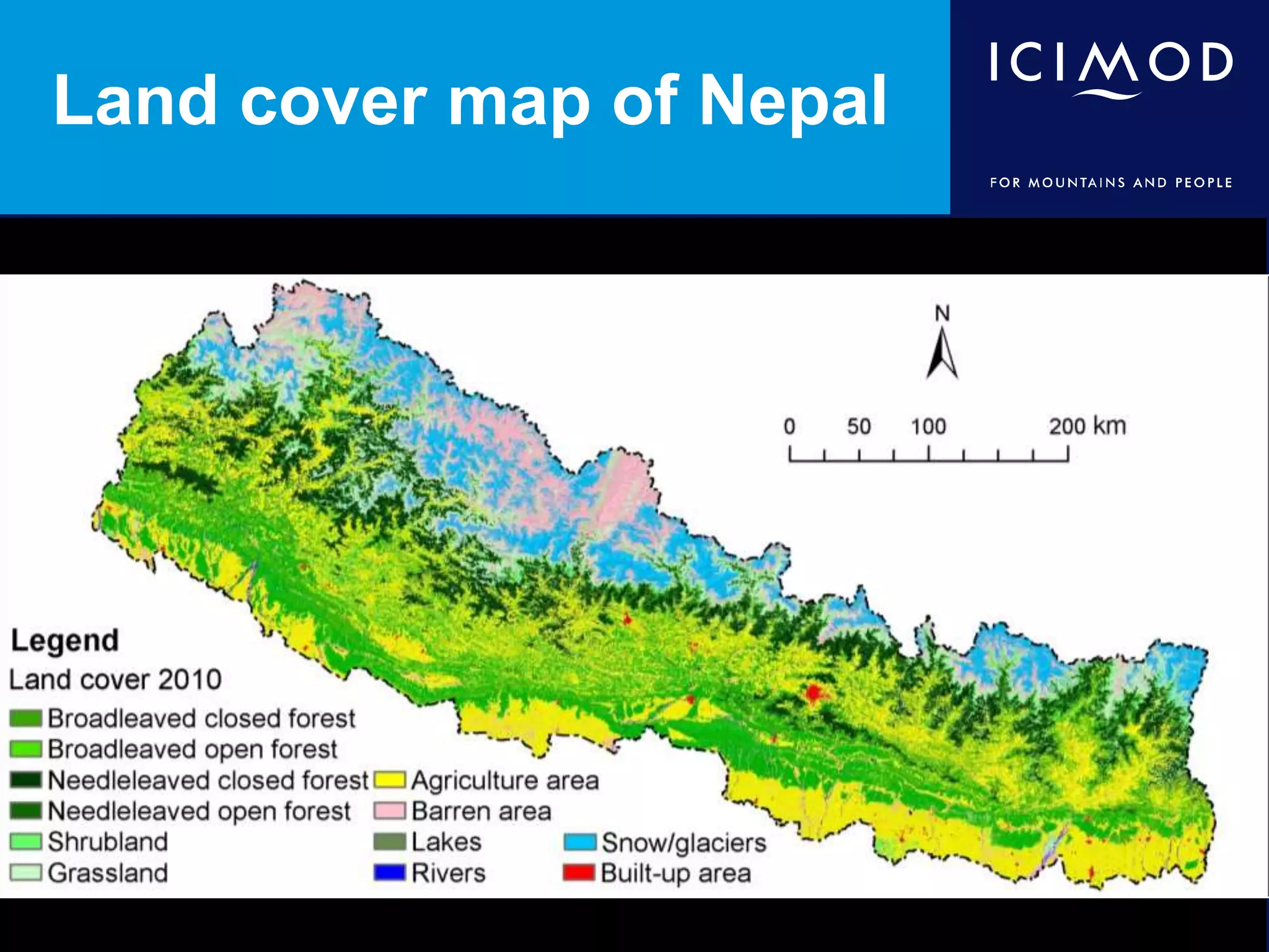 Land cover map of Nepal
 