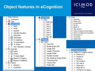 Object features in eCognition
 